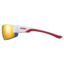 Okulary Uvex Sportstyle 215 biały-czerwony
