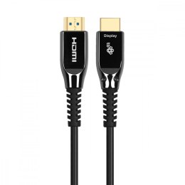 Kabel HDMI v2.0 hybrydowy optyczny światłowodowy 30m
