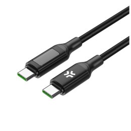 Kabel USB-C Celly USBCUSBC100WLED Czarny