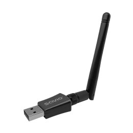 Karta sieciowa adapter Wi-Fi USB, 2.4 GHz / 5 GHz, 433 Mbps, AK-61