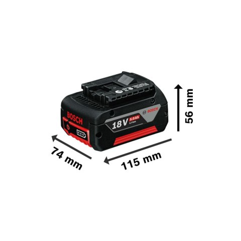 Charger and rechargeable battery set BOSCH 1 600 A00 B8J 18 V 5 Ah Charger and rechargeable battery set BOSCH 1 600 A00 B8J 18 V 5 Ah