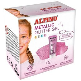 Makijaż dla Dzieci Alpino Żel Brokat Różowy