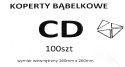 Koperty Bąbelkowe Powietrzne CD 160x260 100szt