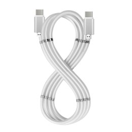 Kabel USB C Celly USBCUSBCMAGWH Biały 1 m