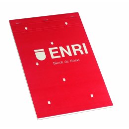 Notes z Nadrukiem ENRI Czerwony A4 80 Kartki 4 mm (5 Sztuk)