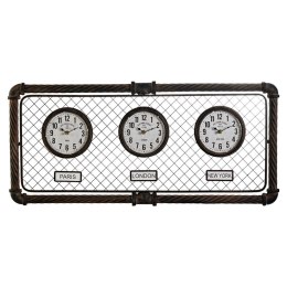 Zegar Ścienny Home ESPRIT Ciemny szary polipropylen Żelazo 93 x 5 x 42 cm