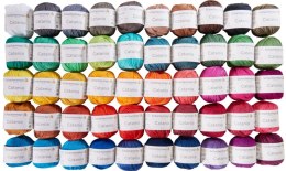 Zestaw do szydełkowania (50 kolorów) Catania Box nasycone kolory