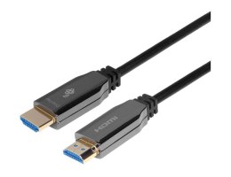 Kabel HDMI v2.0 hybrydowy optyczny światłowodowy 10m
