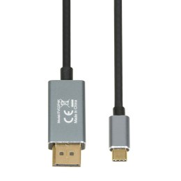 Adapter USB C na DisplayPort Ibox ITVCDP4K Czarny 1,8 m