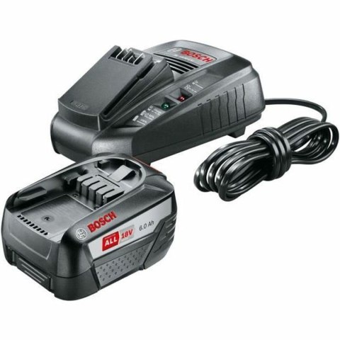 Charger and rechargeable battery set BOSCH Power 4All AL 1830 CV 6 Ah 18 V Charger and rechargeable battery set BOSCH Power 4All AL 1830 CV 6 Ah 18 V