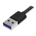 Kabel USB A na USB C Krux KRX0054 Czarny 1,2 m