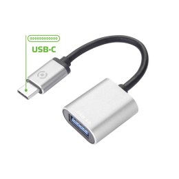 Kabel USB A na USB C Celly PROUSBCUSBDS Srebrzysty