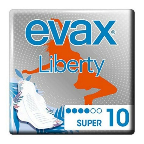Podpaski Super ze Skrzydełkami Liberty Evax Liberty (10 uds) 10 Sztuk