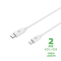 Kabel USB-C do Lightning Celly USBLIGHTC2MWH Biały 2 m