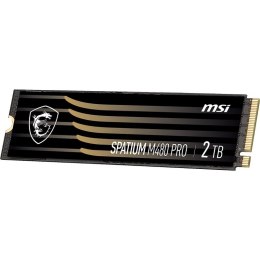 Dysk SSD MSI SPATIUM M480 Pro 2TB PCIe 4.0 NVMe M.2 2280