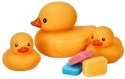 Kaczki do kąpieli z tabletkami barwiącymi wodę