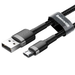 Kabel USB do micro USB Baseus CAMKLF-BG1 Biały Czarny 1 m