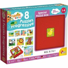 Układanka puzzle Lisciani Giochi Carotina Baby 8 Puzzles Progressive