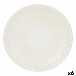 Talerz Inde Atelier Porcelana Biały Ø 12 cm (6 Sztuk) (ø 12 cm)