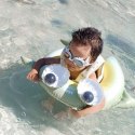 Okulary pływackie dla dzieci - Shark Tribe, Khaki