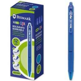 Zestaw długopisów Bismark B-110 Fix Niebieski 0,7 mm (12 Części)