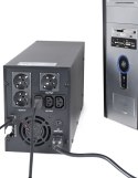 ENERGENIE ZASILACZ AWARYJNY UPS AVR 3000VA LCD, 3X C13, 3X SCHUKO, USB, RJ45