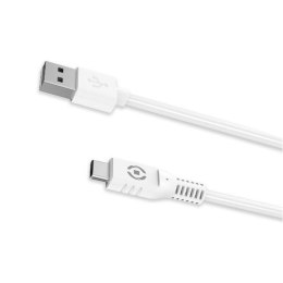 Kabel USB A na USB C Celly USB-CWH Biały 1 m