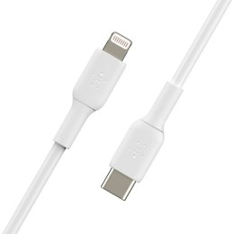 Kabel USB-C do Lightning Belkin CAA003BT2MWH Biały 2 m