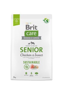Brit Care Dog Sustainable Senior Chicken Insect 3kg
