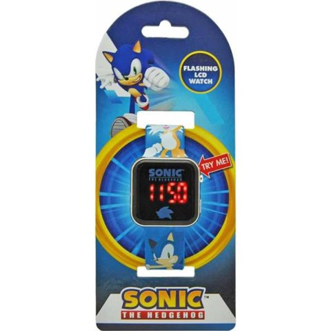 Zegarek cyfrowy Sonic Dziecięcy Ekran LED Niebieski Ø 3,5 cm Zegarek cyfrowy Sonic Dziecięcy Ekran LED Niebieski Ø 3,5 cm