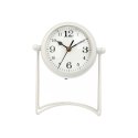 Stolné hodiny Biały Metal 15,5 x 20 x 11 cm (4 Sztuk)