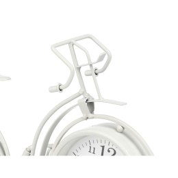 Stolné hodiny Rower Biały Metal 33 x 22,5 x 4,2 cm (4 Sztuk)
