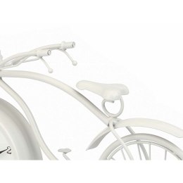 Stolné hodiny Rower Biały Metal 36 x 22 x 7 cm (4 Sztuk)
