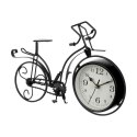 Stolné hodiny Rower Czarny Metal 33 x 22,5 x 4,2 cm (4 Sztuk)