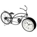 Stolné hodiny Rower Czarny Metal 42 x 24 x 10 cm (4 Sztuk)