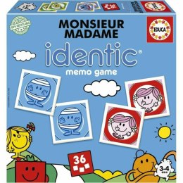 Zabawa Edukacyjna Educa Monsieur Madame Identic (FR)