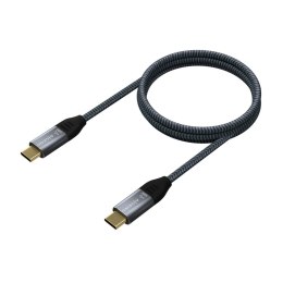 Kabel USB-C Aisens A107-0671 Szary 1 m