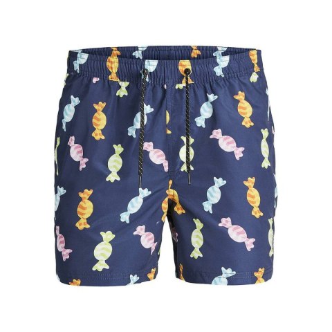 Strój kąpielowy Męski Jack & Jones FUNNY LY 12228034 Granatowy - S Strój kąpielowy Męski Jack & Jones FUNNY LY 12228034 Granatowy - S