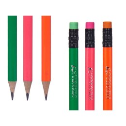 Zestaw ołówków Temperówka Gumka do Mazania (12 Sztuk)