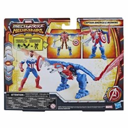 Figurki Superbohaterów Marvel Mechstrike Mechasaurs: Captain America & Redwing
