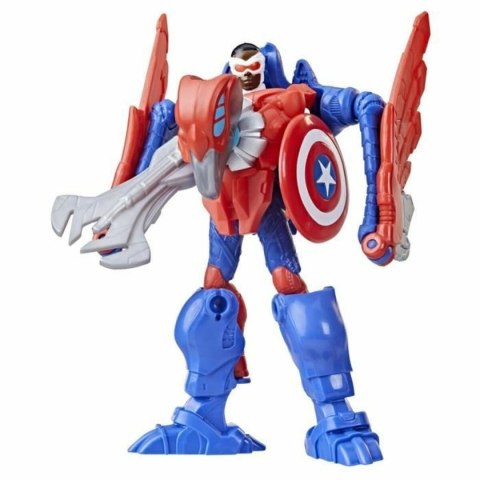 Figurki Superbohaterów Marvel Mechstrike Mechasaurs: Captain America & Redwing Figurki Superbohaterów Marvel Mechstrike Mechasaurs: Captain America & Redwing
