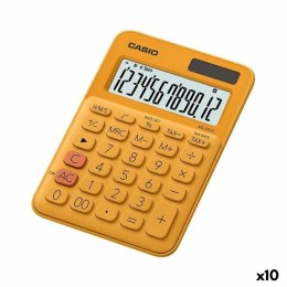 Kalkulator Casio MS-20UC 2,3 x 10,5 x 14,95 cm Pomarańczowy (10 Sztuk)