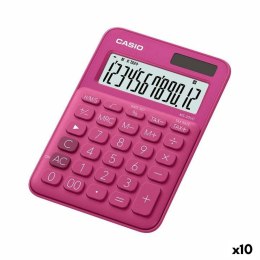 Kalkulator Casio MS-20UC Fuksja 2,3 x 10,5 x 14,95 cm (10 Sztuk)