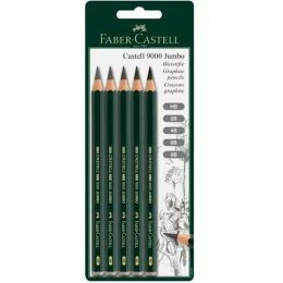 Zestaw ołówków Faber-Castell Sześciokątny 2B 4B 6B 8B (5 Sztuk)