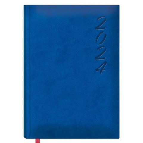 Kalendarz książkowy BRASILIA DOHE 2024 Corocznie Ciemnoniebieski 15 x 21 cm
