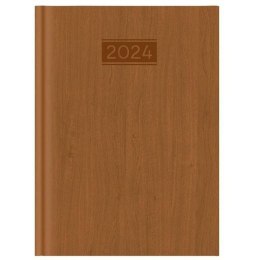 Kalendarz książkowy Deusto Boost Vivione D43 2024 Brązowy 19,5 x 26,5 cm