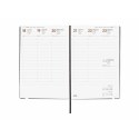 Kalendarz książkowy Finocam Dynamic Mara 2024 Czarny A5 14 x 20,4 cm