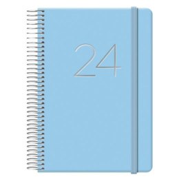 Kalendarz książkowy GLOSS DOHE 2024 Corocznie Niebieski 12,5 x 18 cm