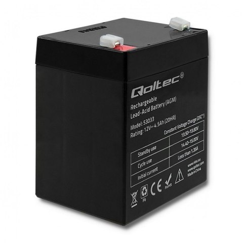 Akumulator AGM | 12V | 4.5Ah | max.1.35A Akumulator AGM | 12V | 4.5Ah | max.1.35A