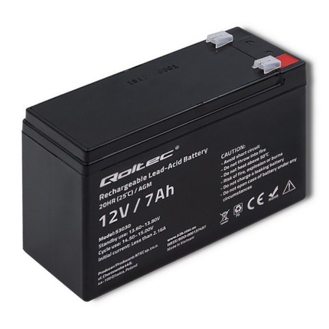 Akumulator żelowy | 12V | 7Ah | max.72A | AGM Akumulator żelowy | 12V | 7Ah | max.72A | AGM